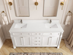 Paris 72 in. W x 22 in. D Double Sink Bathroom Vanity - photo 27