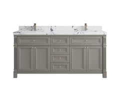 Paris 72 in. W x 22 in. D Double Sink Bathroom Vanity - photo 43