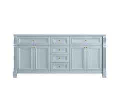 Paris 72 in. W x 22 in. D Double Sink Bathroom Vanity - photo 13