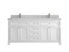 Paris 72 in. W x 22 in. D Double Sink Bathroom Vanity - photo 42
