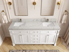 Paris 72 in. W x 22 in. D Double Sink Bathroom Vanity - photo 41