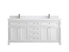 Paris 72 in. W x 22 in. D Double Sink Bathroom Vanity - photo 44