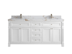 Paris 72 in. W x 22 in. D Double Sink Bathroom Vanity - photo 38