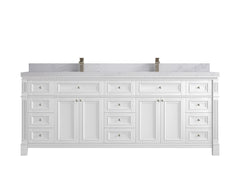 Paris 84 in. W x 22 in. D Double Sink Bathroom Vanity - photo 14