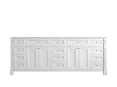 Paris 84 in. W x 22 in. D Double Sink Bathroom Vanity - photo 6