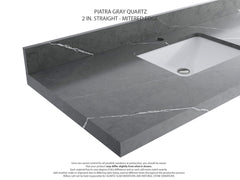 Paris 84 in. W x 22 in. D Double Sink Bathroom Vanity - photo 20