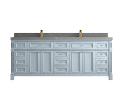 Paris 84 in. W x 22 in. D Double Sink Bathroom Vanity - photo 34