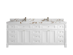 Paris 84 in. W x 22 in. D Double Sink Bathroom Vanity - photo 36