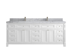 Paris 84 in. W x 22 in. D Double Sink Bathroom Vanity - photo 42