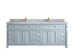 Paris 84 in. W x 22 in. D Double Sink Bathroom Vanity - photo 42