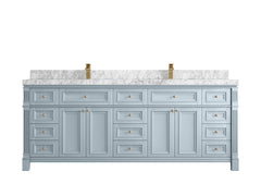 Paris 84 in. W x 22 in. D Double Sink Bathroom Vanity - photo 8
