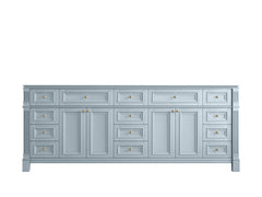 Paris 84 in. W x 22 in. D Double Sink Bathroom Vanity - photo 6