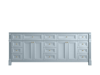 Paris 84 in. W x 22 in. D Double Sink Bathroom Vanity - Willow Bath and Vanity