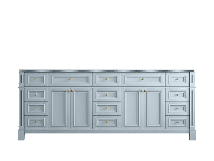 Paris 84 in. W x 22 in. D Double Sink Bathroom Vanity - photo 6