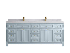 Paris 84 in. W x 22 in. D Double Sink Bathroom Vanity - photo 18