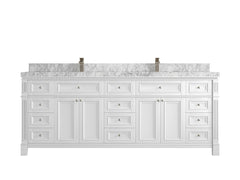 Paris 84 in. W x 22 in. D Double Sink Bathroom Vanity - photo 20