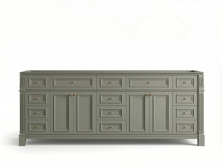 Paris 84 in. W x 22 in. D Double Sink Bathroom Vanity - photo 30