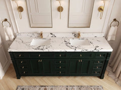 Paris 84 in. W x 22 in. D Double Sink Bathroom Vanity - photo 6