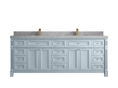Paris 84 in. W x 22 in. D Double Sink Bathroom Vanity - photo 32