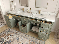 Paris 84 in. W x 22 in. D Double Sink Bathroom Vanity - photo 3