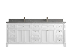 Paris 84 in. W x 22 in. D Double Sink Bathroom Vanity - photo 34