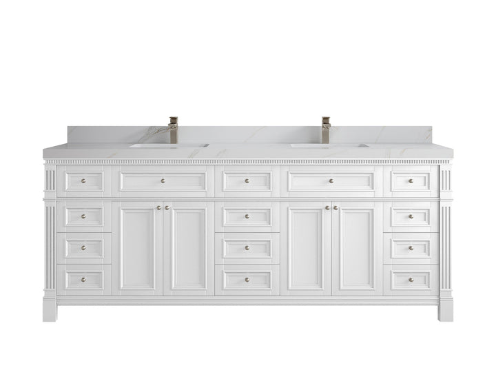 Paris 84 in. W x 22 in. D Double Sink Bathroom Vanity - photo 18