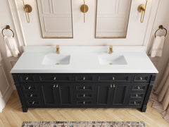 Paris 84 in. W x 22 in. D Double Sink Bathroom Vanity - photo 27