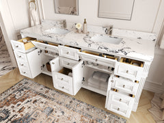 Paris 84 in. W x 22 in. D Double Sink Bathroom Vanity - photo 3