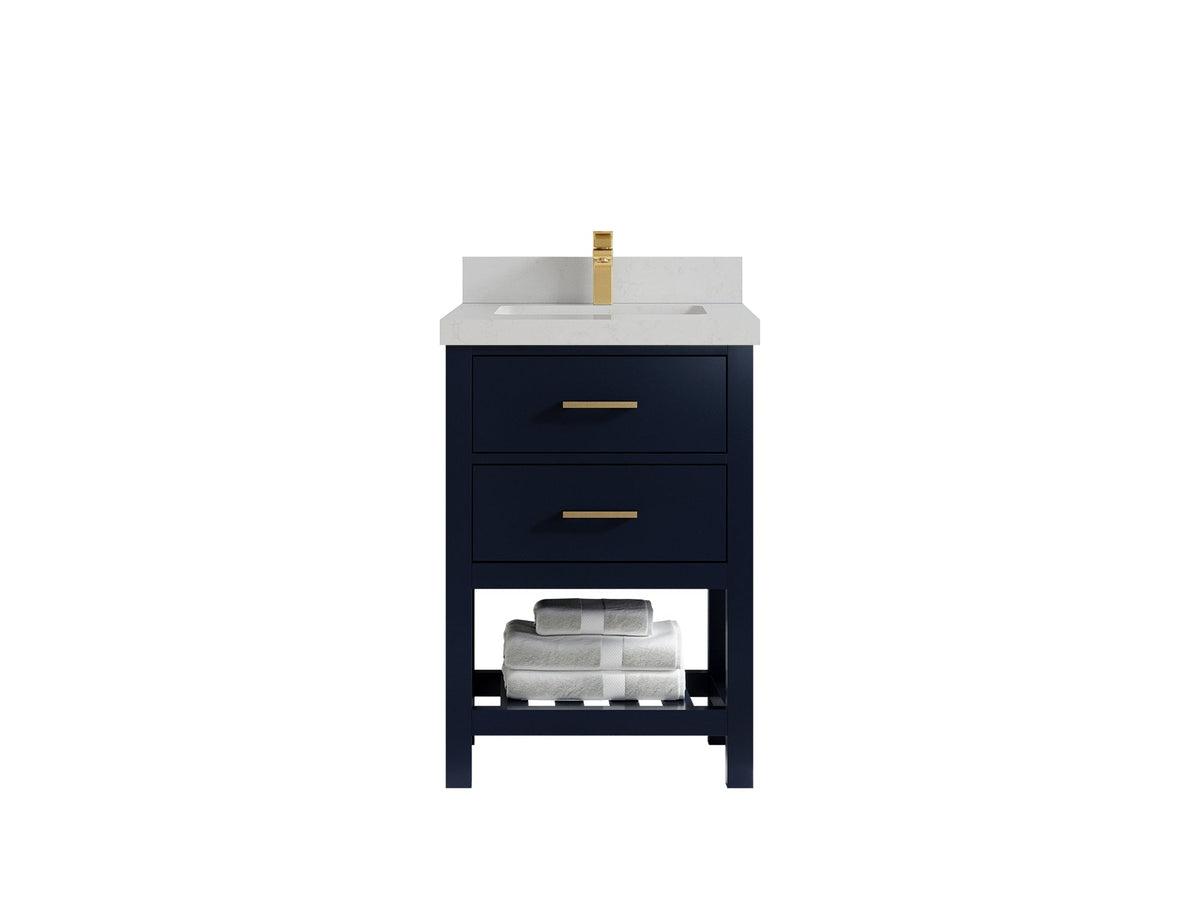 Parker 24 in. W x 22 in. D Single Sink Bathroom Vanity - Willow Bath and Vanity