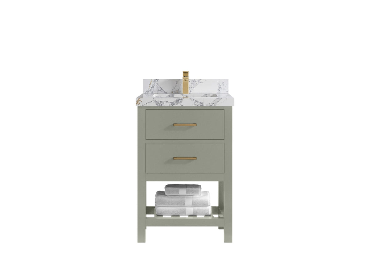 Parker 24 in. W x 22 in. D Single Sink Bathroom Vanity - Willow Bath and Vanity