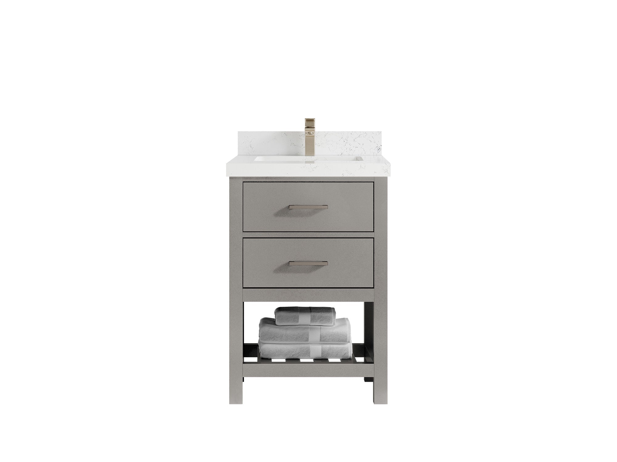 Parker 24 in. W x 22 in. D Single Sink Bathroom Vanity - Willow Bath and Vanity