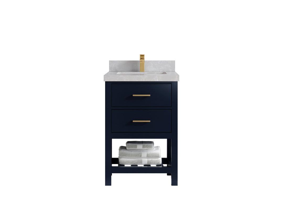 Parker 24 in. W x 22 in. D Single Sink Bathroom Vanity - Willow Bath and Vanity