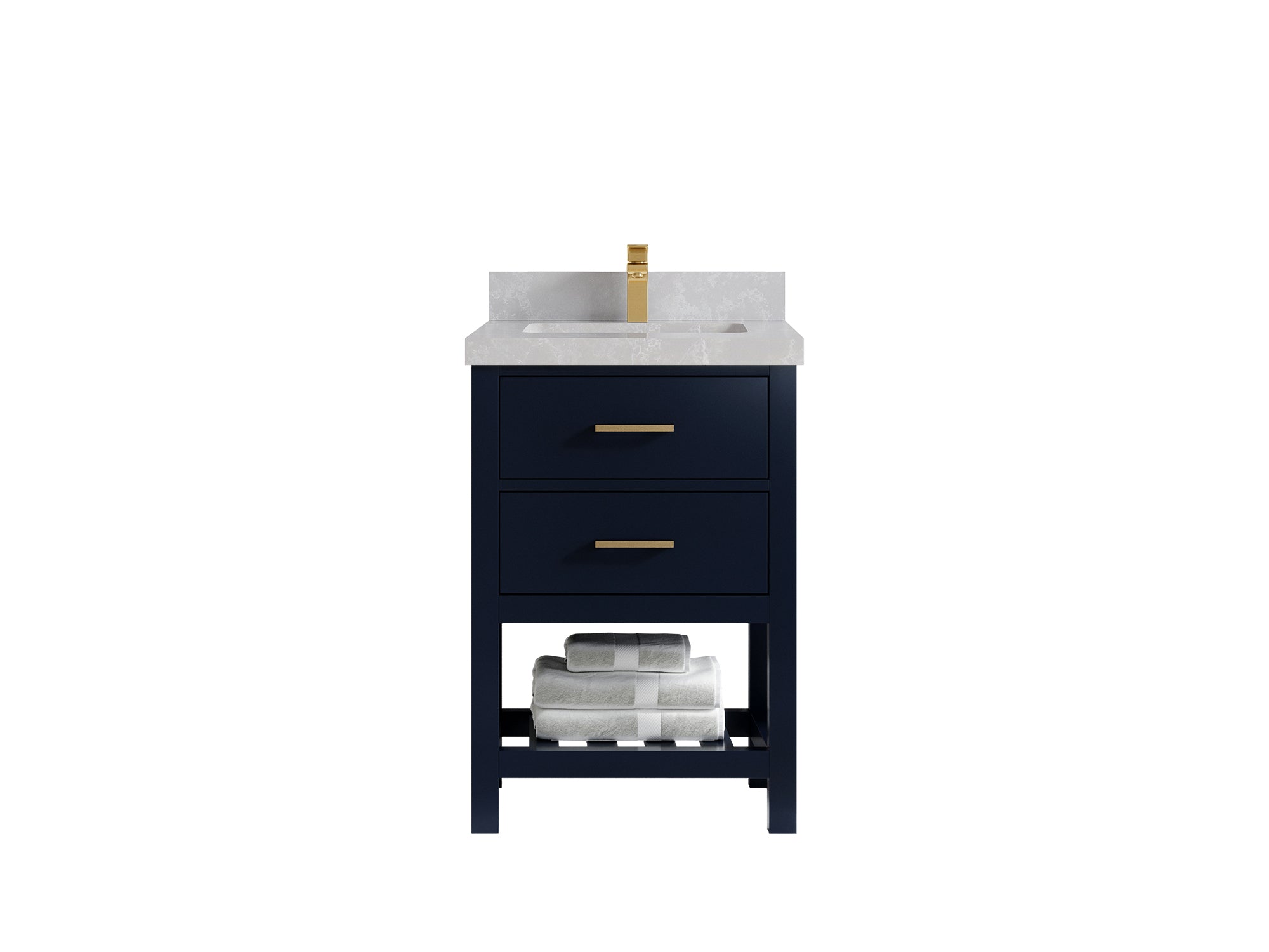 Parker 24 in. W x 22 in. D Single Sink Bathroom Vanity - Willow Bath and Vanity