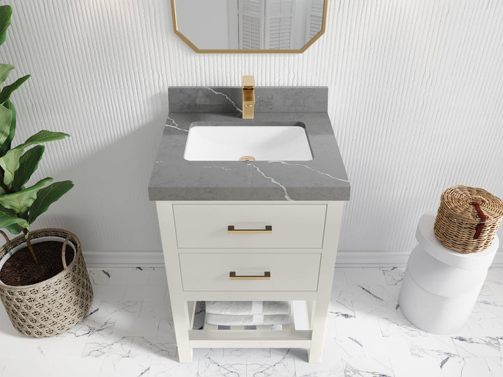 Parker 24 in. W x 22 in. D Single Sink Bathroom Vanity - photo 25