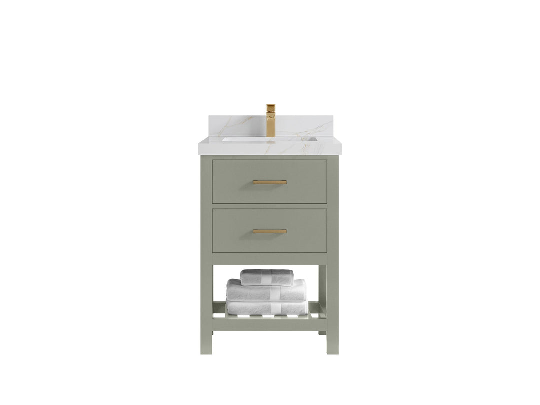 Parker 24 in. W x 22 in. D Single Sink Bathroom Vanity - Willow Bath and Vanity