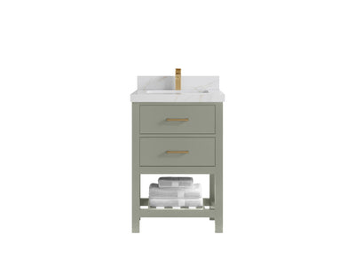 Parker 24 in. W x 22 in. D Single Sink Bathroom Vanity - Willow Bath and Vanity