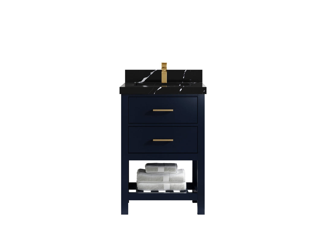 Parker 24 in. W x 22 in. D Single Sink Bathroom Vanity - Willow Bath and Vanity