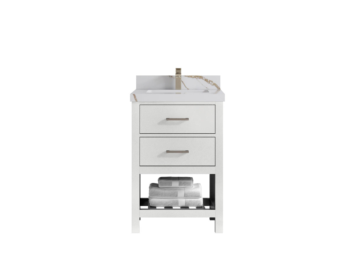 Parker 24 in. W x 22 in. D Single Sink Bathroom Vanity - Willow Bath and Vanity