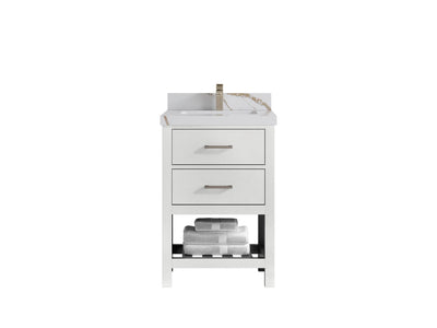 Parker 24 in. W x 22 in. D Single Sink Bathroom Vanity - Willow Bath and Vanity
