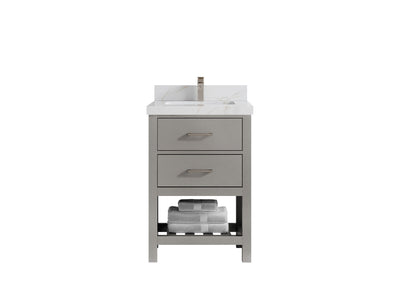 Parker 24 in. W x 22 in. D Single Sink Bathroom Vanity - Willow Bath and Vanity