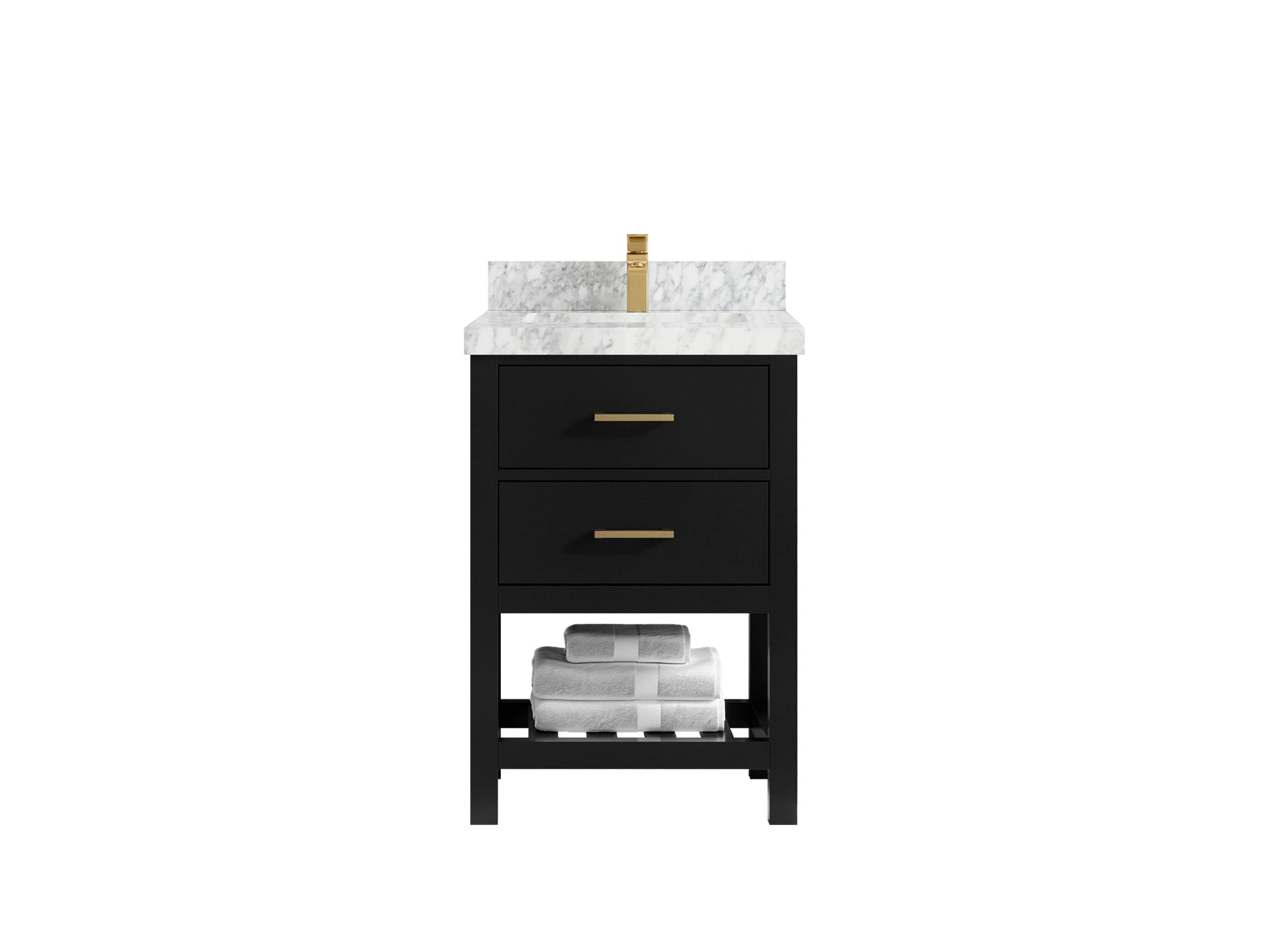 Parker 24 in. W x 22 in. D Single Sink Bathroom Vanity - Willow Bath and Vanity