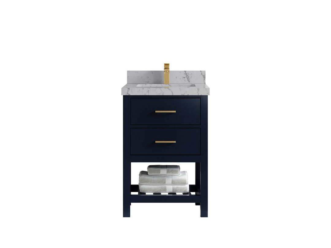 Parker 24 in. W x 22 in. D Single Sink Bathroom Vanity - Willow Bath and Vanity