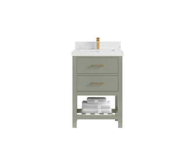 Parker 24 in. W x 22 in. D Single Sink Bathroom Vanity - Willow Bath and Vanity
