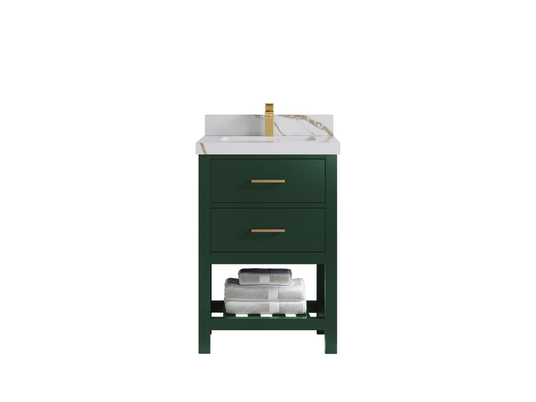 Parker 24 in. W x 22 in. D Single Sink Bathroom Vanity - Willow Bath and Vanity