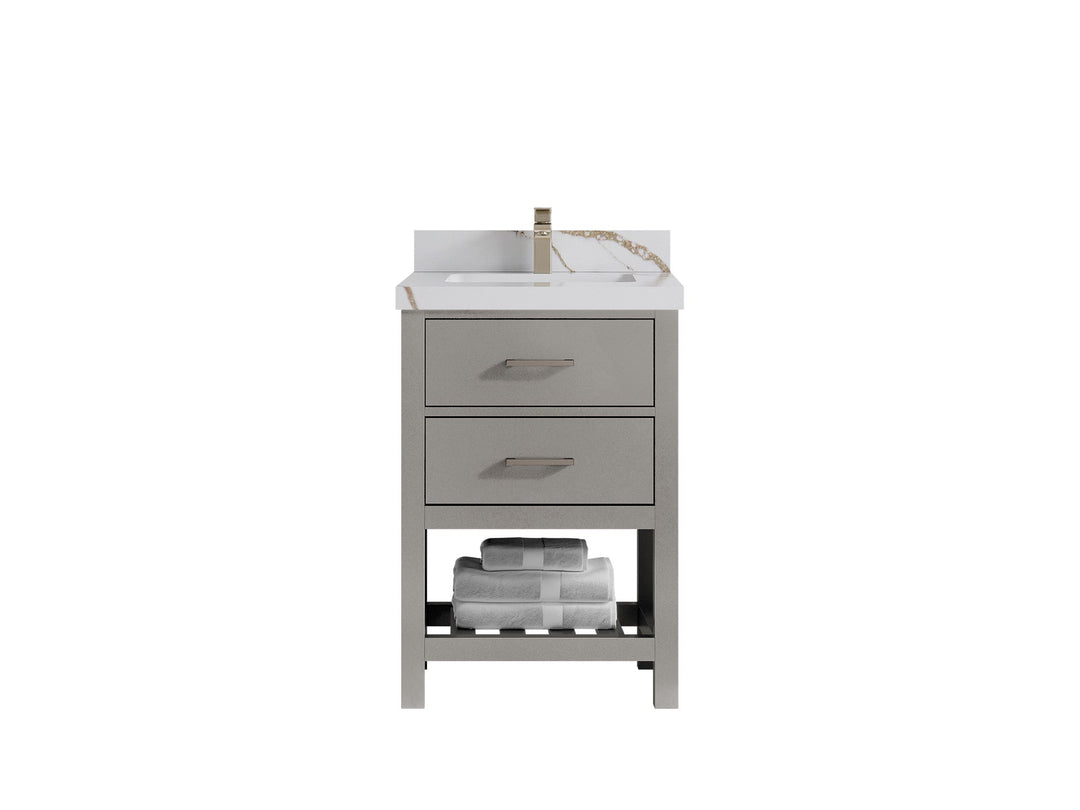 Parker 24 in. W x 22 in. D Single Sink Bathroom Vanity - Willow Bath and Vanity