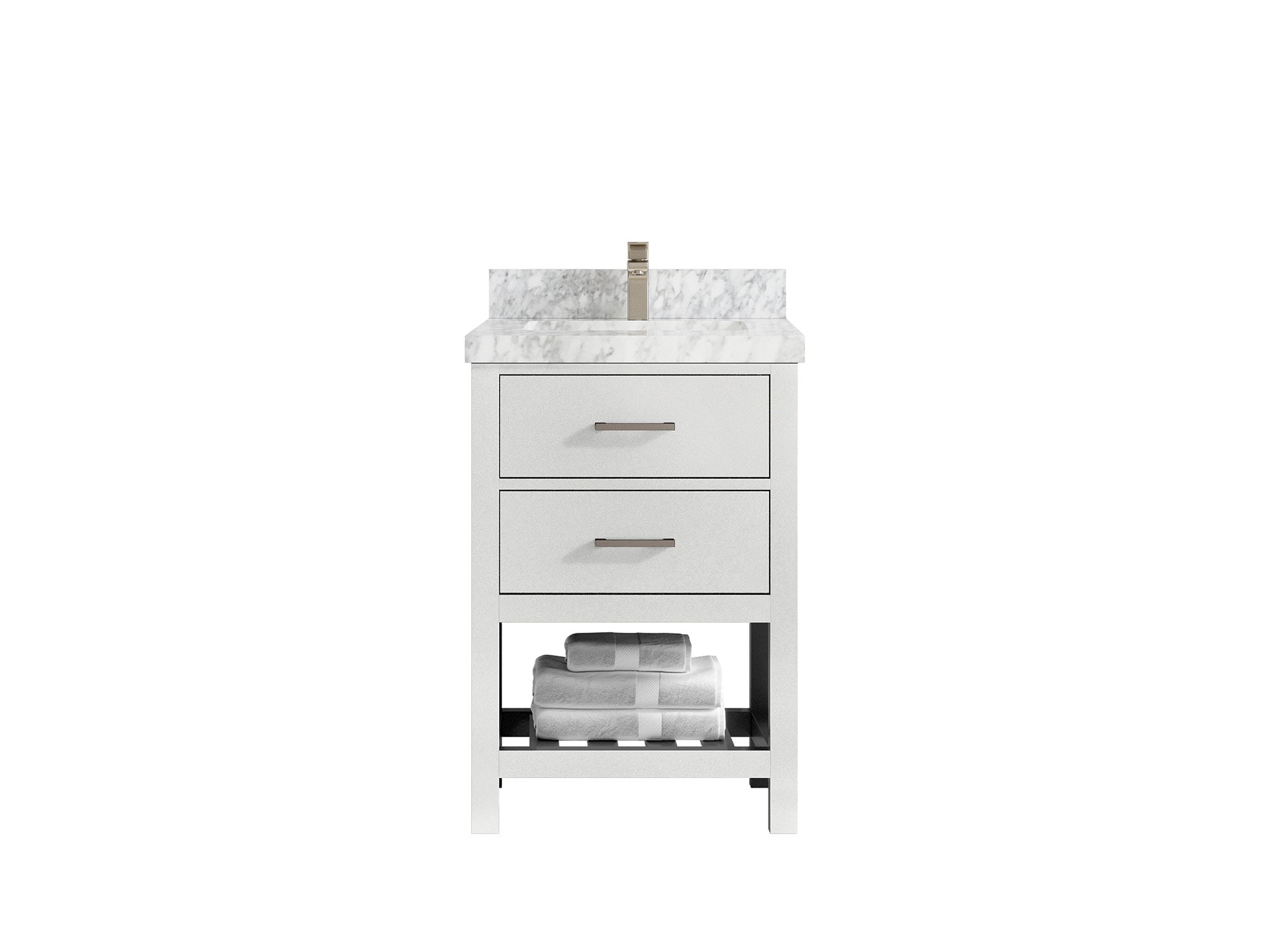 Parker 24 in. W x 22 in. D Single Sink Bathroom Vanity - Willow Bath and Vanity