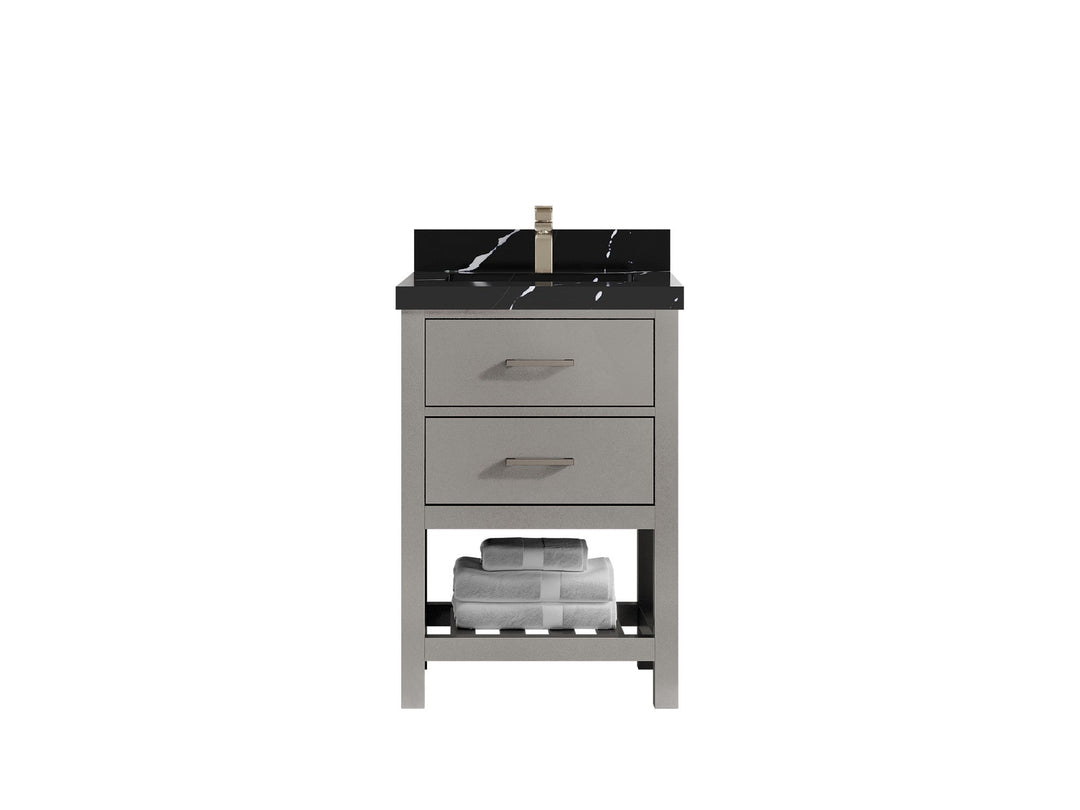 Parker 24 in. W x 22 in. D Single Sink Bathroom Vanity - Willow Bath and Vanity