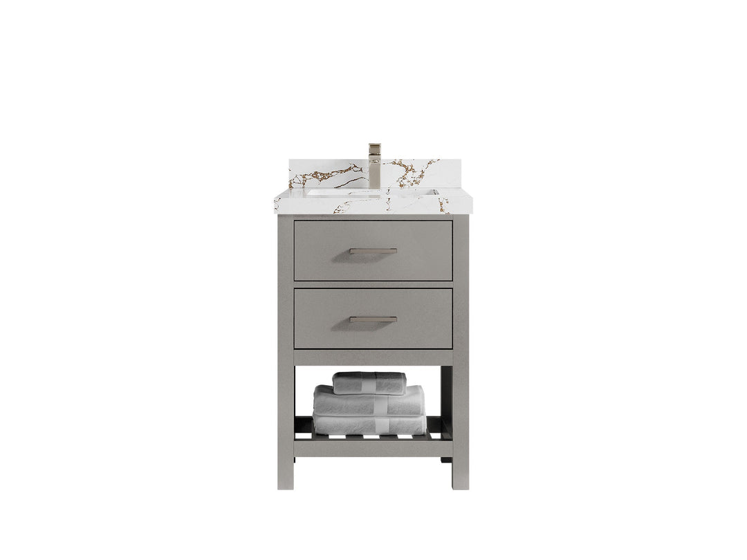 Parker 24 in. W x 22 in. D Single Sink Bathroom Vanity - Willow Bath and Vanity