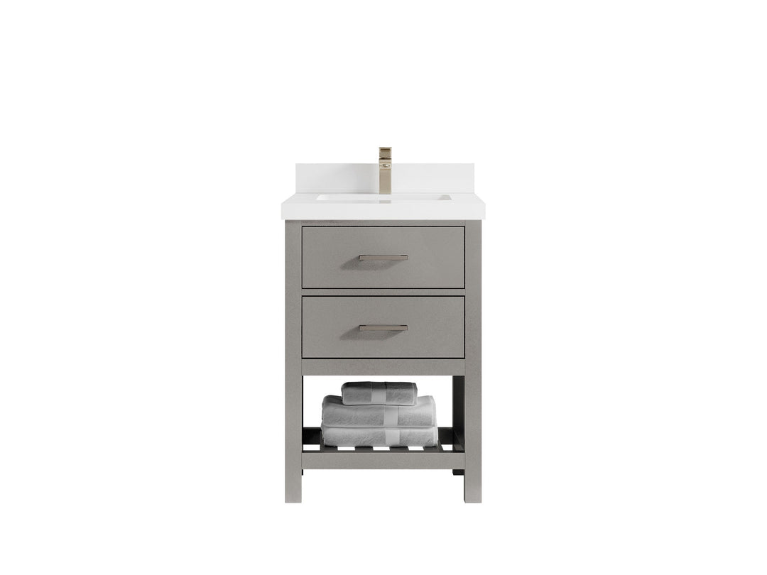 Parker 24 in. W x 22 in. D Single Sink Bathroom Vanity - Willow Bath and Vanity