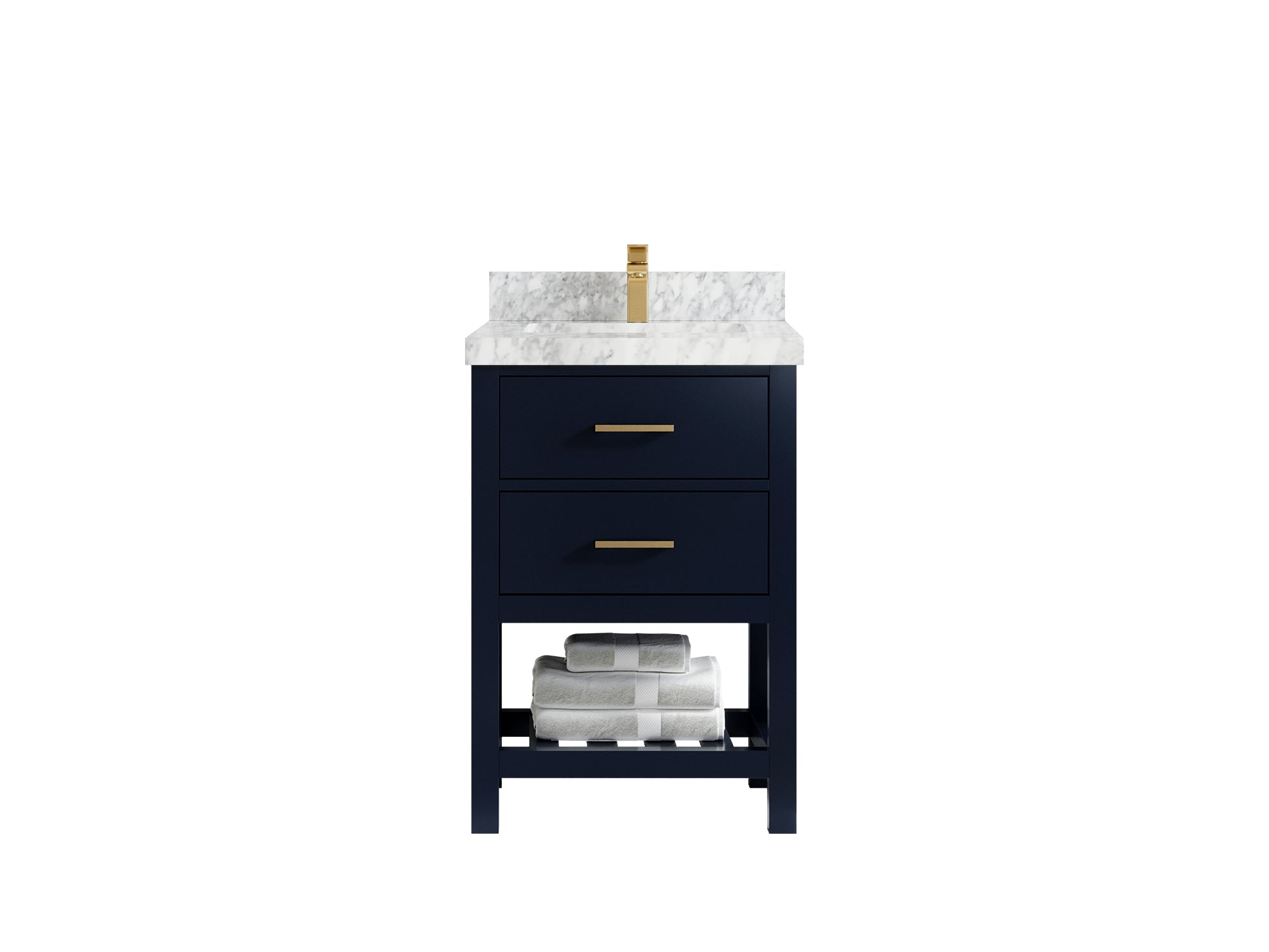 Parker 24 in. W x 22 in. D Single Sink Bathroom Vanity - Willow Bath and Vanity
